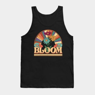 Bloom Flowers Name Dion Personalized Gifts Retro Style Tank Top